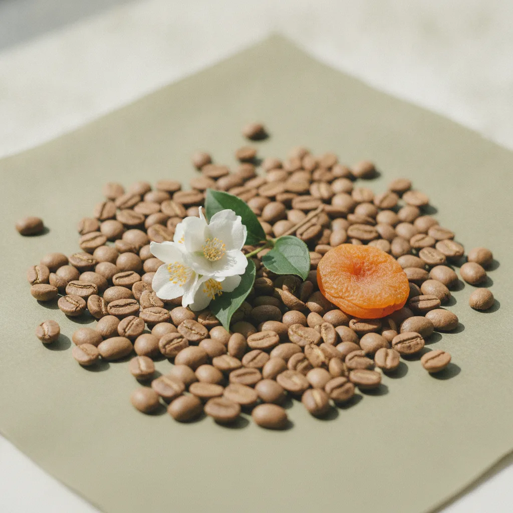 Light-roast Yirgacheffe beans with jasmine and dried apricot
